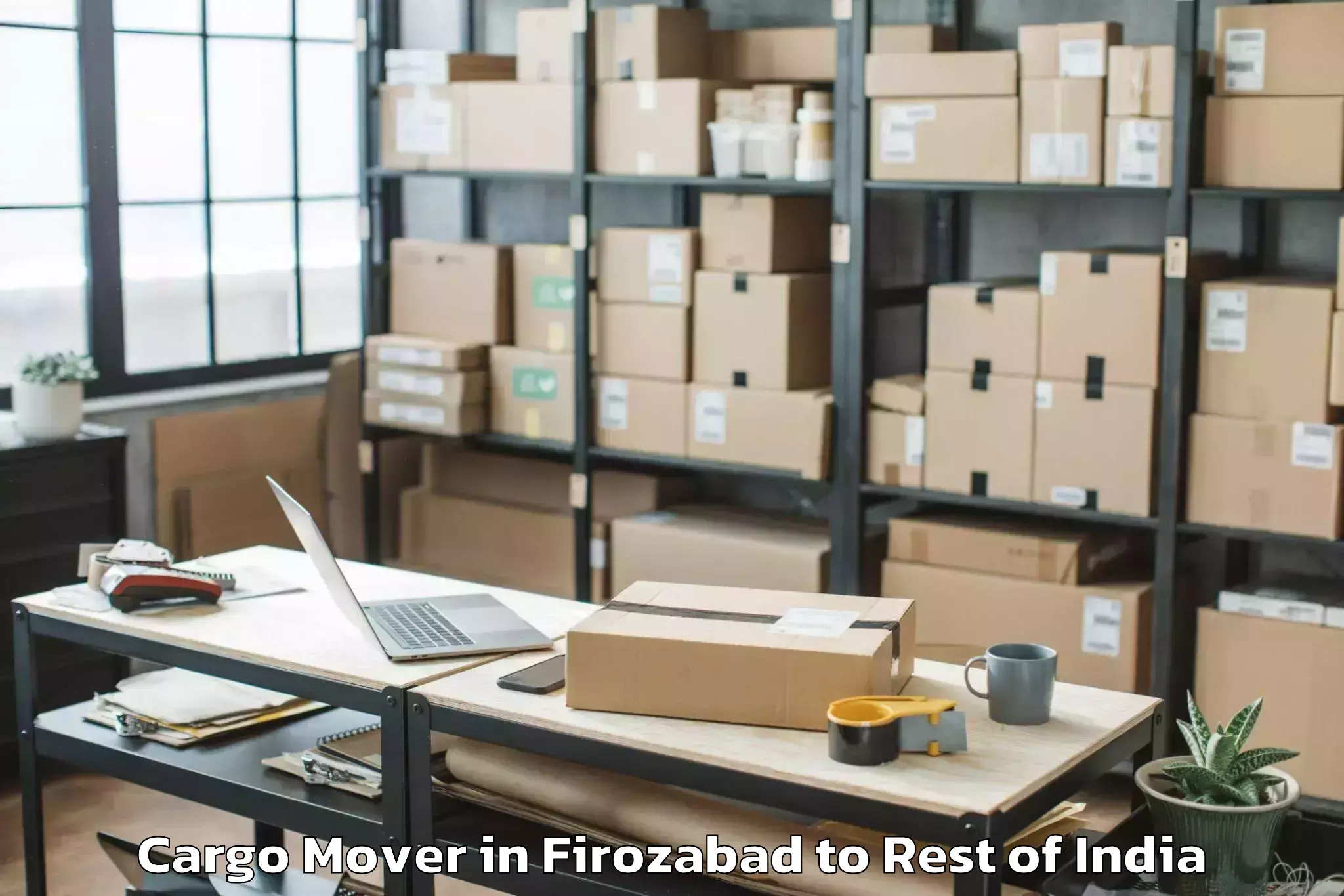 Top Firozabad to Keeranur Cargo Mover Available